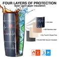 thumbnail image 7 of 20oz Insulated Tumbler, Travel Coffee Tumbler with Lid, Cup Holder Friendly Travel Coffee Mug, Stainless Steel Thermos, 20 Oz Tumbler, Reusable Insulated Coffee Mug with Lid ( Love Heart ), 7 of 7