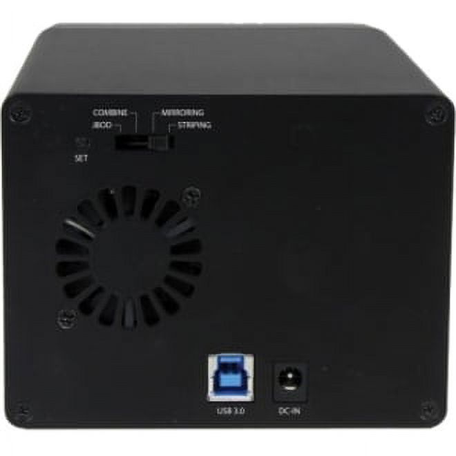 StarTech.com USB 3.0 Dual 3.5in SATA III Hard Drive RAID Enclosure with Fast Charge USB Hub & UASP - image 2 of 3