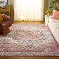 thumbnail image 3 of SAFAVIEH Arizona Mia Medallion Machine Washable Area Rug, Light Rust/Beige, 3' x 5', 3 of 8