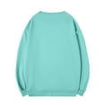 thumbnail image 3 of LpwkSSA Men's Basic Crewneck Sweatshirts Solid Color Essential Round Neck Pullover Long Sleeve Casual Minimalist Stretch Cotton Comfort Fit Layering Shirt Green XXL, 3 of 6