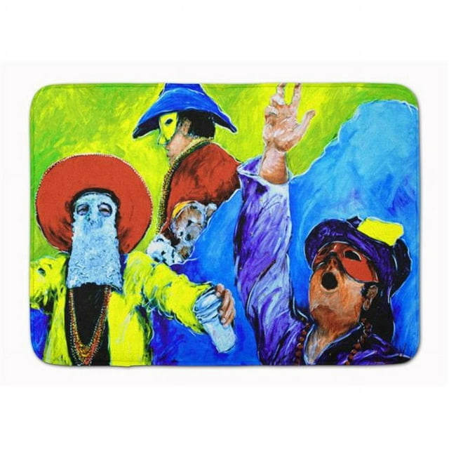 Carolines Treasures MW1107RUG Mardi Gras Machine Washable Memory Foam Mat