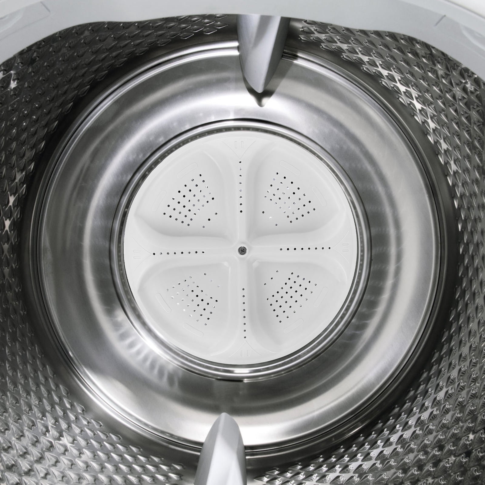 IBASETOY High Efficiency White Washer for Washing Machine Quiet and Durable Turntable Replacement