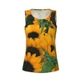 thumbnail image 6 of Sigee Sunflowers 7 for Women's Workout Tank Top,Running Tank Tops,Sleeveless Gym ClothesMedium, 6 of 8