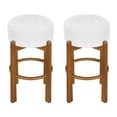 thumbnail image 1 of Vera Indoor Round Seat Bar Stool,Walnut, 1 of 10