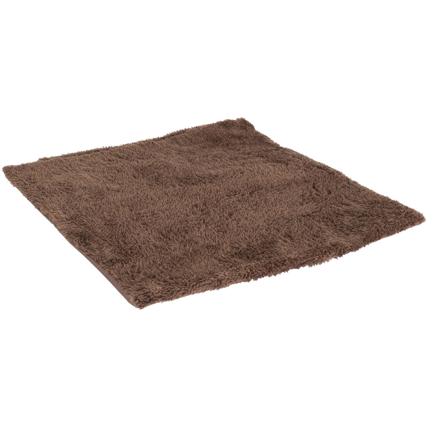 PETMAKER Cozy Cottage Small Pet Bed with Removable Sherpa Pad, Tan