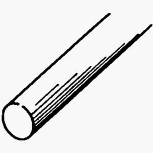K & S PRECISION METALS 1162 1/8x36 BRS Rod, 1/8" x 36"