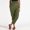 Green, variant on Babysbule Womens Slim Leg Loose Pants Women's Casual High-waist Strapped Solid Color Trousers