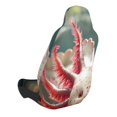 thumbnail image 2 of Wukai Colorful Axolotl Underwater Full Set Car Seat Covers with Soft Padding Universal Auto Front Seats Protector and Cushion Mat, 2 of 5
