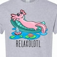 thumbnail image 4 of Inktastic Relaxolotl Cute Axolotl on Summer Vacation T-Shirt, 4 of 5