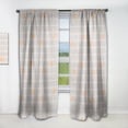 thumbnail image 1 of Designart 'Geometrical Retro Pattern II' Mid-Century Modern Curtain Panel, 1 of 5