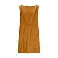 thumbnail image 3 of hotojiny Robe Salopette en Velours Côtelé pour Femme Été Ample Col Rond Mini Robes Mode Sans Manches Dos Nu Robe Débardeur avec Poches, 3 of 6