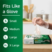 Tender Gentle Disposable Vinyl Gloves 100 ct. - Medium - Clear - Latex Free - Food Safe Gloves
