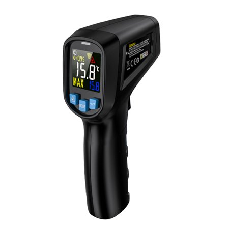

GoFJ Thermometer High Precision LCD Monitor Handheld Temperature Measurement Infrared High Clarity Pyrometer for Cooking