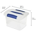 thumbnail image 3 of Sterilite Small Nesting ShowOffs™ Stadium Blue Case of 4, 3 of 4