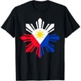 thumbnail image 2 of Philippine Flag T-Shirt Pinoy Flag Filipino Shirt Pinoy Sun, 2 of 3