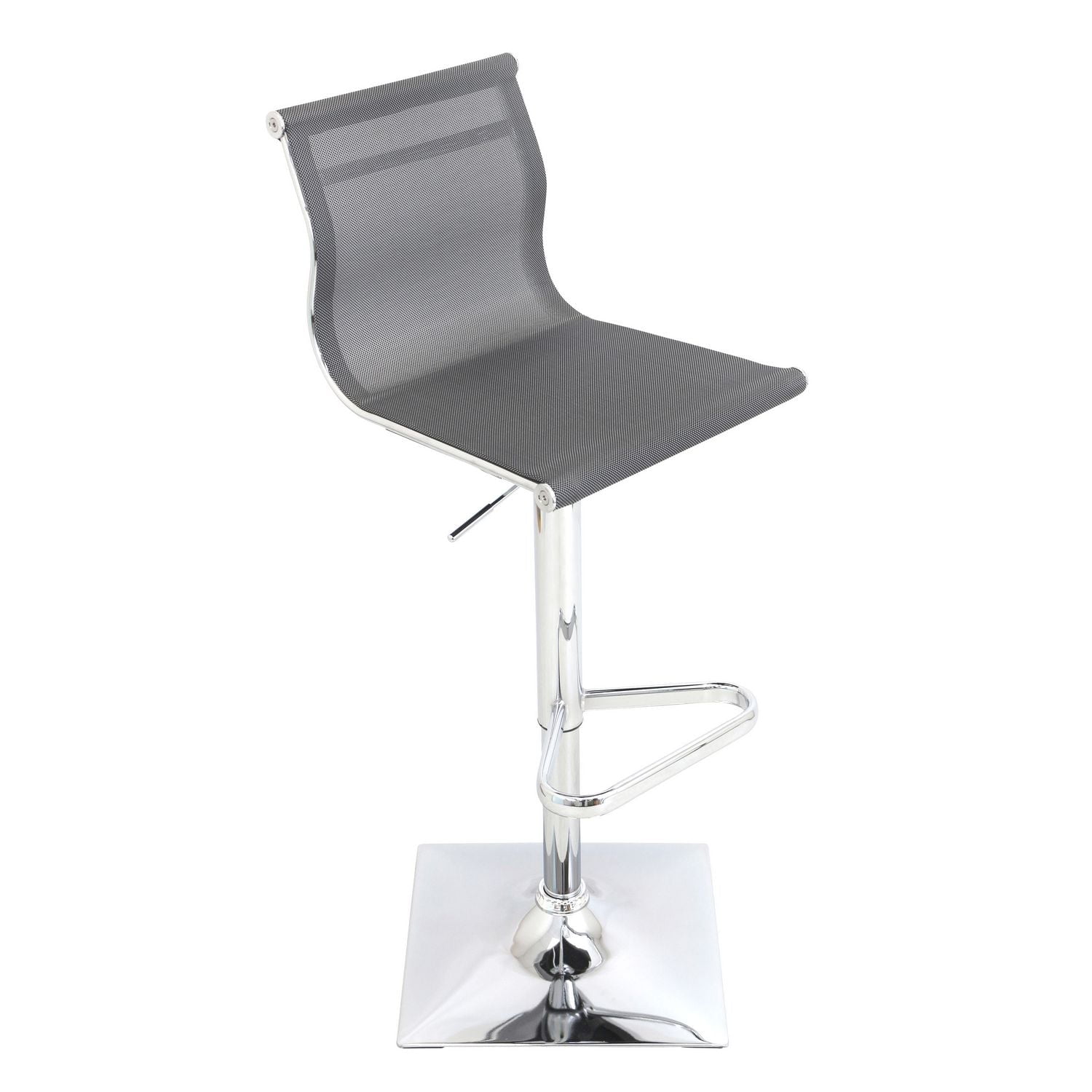 LumiSource Mirage Contemporary Adjustable Barstool