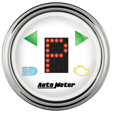 AutoMeter 1360 Arctic White Automatic Transmission Shift Indicator