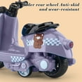 thumbnail image 4 of Gifts for Kids! Fwttom Toy Cars, Pull Back Motorcycle Toy for Boys Rechargeable Friction Powered Rides on Car with Moving Parts Non Slip Wheels and Flip Up Seat, 4 of 6