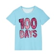 thumbnail image 2 of Xihbxyly Camiseta para Niño, Bonita Camiseta con Mangas Abullonadas, Camisa Informal de Verano, Tela Suave y Transpirable, Cuello Redondo, Estilo Veraniego Moderno, Ropa para Fiestas Escolares, Cómod, 2 of 6