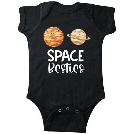

Inktastic Space Besties Cute Jupiter and Saturn Gift Baby Boy or Baby Girl Bodysuit