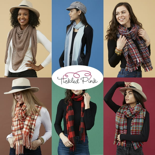 Design Imports 811108 Tickled Pink Beige Fall Cowboy Scarf