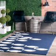 thumbnail image 3 of Vivienne Indoor/ Outdoor Navy 3' x 5' Area Rug, 3 of 5