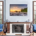 thumbnail image 4 of HFDF Ruby Beach Canvas Wall Art Driftwood Coastal Pictures Wall Decor Rialto Beach Scenery Poster Nature Washington Landscape Prints Artwork for Living Room Office Home Decoration 14x11inch Framed, 4 of 6