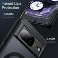 thumbnail image 6 of JETech Magnetic Case for Google Pixel 8 6.2-Inch 2023, Compatible with MagSafe, Translucent Matte Back Shockproof Phone Cover (Obsidian), 6 of 6