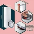 thumbnail image 5 of 20oz Skinny Tumbler Bible Verses - Stainless Steel Double Wall Insulated Cup With Lid And Straw, 5 of 5