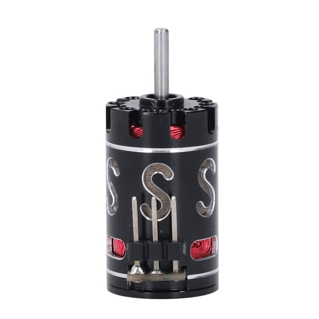 RC Electric Motor, High Performance 2.0 Shaft Fine Balance Mini Motor Rotor 60000 RPM Acceleration with Heat Sink for Hobbyists