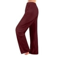 thumbnail image 6 of Hearthz Flannel Pajama Pants Women Fuzzy Winter Warm Thermal Pajamas Bottoms Wide Leg Drawstring Sleeping Pants, 6 of 7