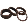 thumbnail image 1 of Abbracc 5xVarious Split Key Rings Porte-Clés Chaîne Sac Charmes Fermoir Plat Rond Cercle clip 3, 1 of 9