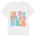 thumbnail image 4 of ibiyuan Big Sister Shirt for Girls Toddler Kids Promoted To Big Sister Girls Tshirts Baby Announcement Short Sleeve Shirts Girl Shirts Trendy Sibling Outfits Basic Tee Girl Tops Size 10-12, 4 of 4