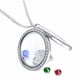thumbnail image 5 of Living Memory Locket Colgante Collar Joyas flotantes, 5 of 8