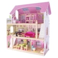 thumbnail image 1 of Casa de muñecas de madera con muebles Mila Casita de juguete para niñas Kids House CAM5MI, 1 of 4
