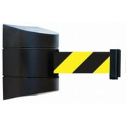Tensabarrier Belt Barrier, Black,Belt Yellow/Black 897-15-S-33-NO-D4X-C