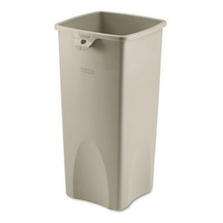 Rubbermaid 356988BG Untouchable Square Container 23 Gal Beige Each