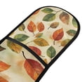 thumbnail image 4 of Yayeee Double Oven Mitt Kitchen Heat Resistant Baking 35" x7" Quilted Glove, Beige Leaves, 4 of 6