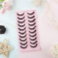 thumbnail image 4 of Russian Strip Lashes Curl False Eyelashes Cat Eye Lashes Natural 10 Pairs Volume Curly Fake Eyelashes Fluffy Artificial Reusable, 4 of 4