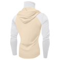 thumbnail image 4 of Men's UV Protection Sun Hoodie Color Block UPF 50+ Long Sleeve Fishing Shirt Lightweight Hiking Rash Guard, 4 of 4
