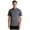 Dark Gray, variant on Mens Short Sleeve Chef Coat Solid Color Kitchen Cook Uniform Jacket Canteen Bakery Shirts Whie M