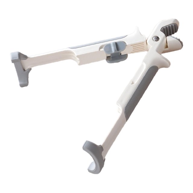 Pinzas para platos calientes, pinzas, pinzas, ayudante de cocina, soporte multifuncional para recipientes. Gris blanco