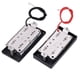 thumbnail image 3 of Juego De Guitarras Picjup, Juego De Pastillas Humbucker Cromadas Para Puente Y Mástil Con Tornillos De Montaje Para Guitarras, 3 of 8
