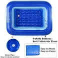 thumbnail image 4 of Inflatable Kiddie Pool 45x33x14 Inches with Soft Floor for Kids Indoor Outdoor Fun, 4 of 7