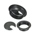 thumbnail image 3 of Uxcell 1-3/8" Desk Grommet Cable Hole Cover Plastic Black  5 Pack, 3 of 5