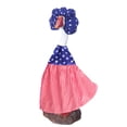 thumbnail image 2 of Patriotic porch Goose Outfits Desk Decoys Statue Concrete 8 inch Duck For Cement Mardi Gras Statues Décor Carnival Costume Geese Clothes Party Decoy All Seasons Festive, 2 of 7