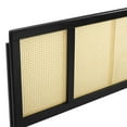 thumbnail image 3 of Ergode Delmare Cane King Headboard - Black, 3 of 5