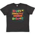 thumbnail image 3 of Inktastic Happy 100th Day of School Youth T-Shirt, 3 of 5