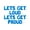 Blue, variant on Cursive Script Letter Balloons - LETS GET LOUD LETS GET PROUD 16" Inch Alphabet Letters Foil Mylar Balloon Pride Day Party Banner (Silver)