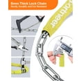 thumbnail image 4 of shiyou-Bike Lock Heavy Duty 5-Digit Resettable Combination Bicycle Lock High Security Anti-Theft Bike Chain Locks, 4 of 4